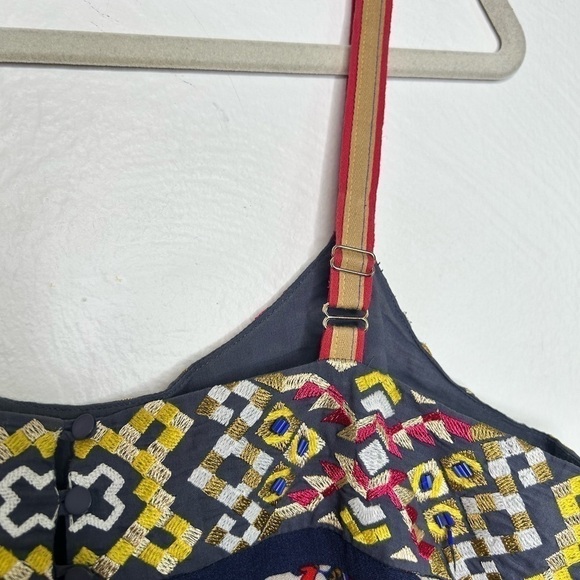 Anthropologie One September beads boho embroidery midi dress Size Small - Picture 8 of 8